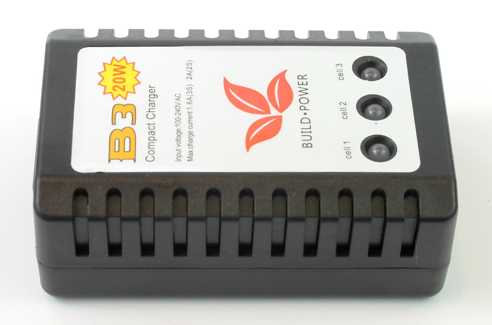 Build Power B3 20 Watt Compact Lipo Battery Balance Charger 2S / 2 Cell / 3S / 3 Cell & UK Plug image 4