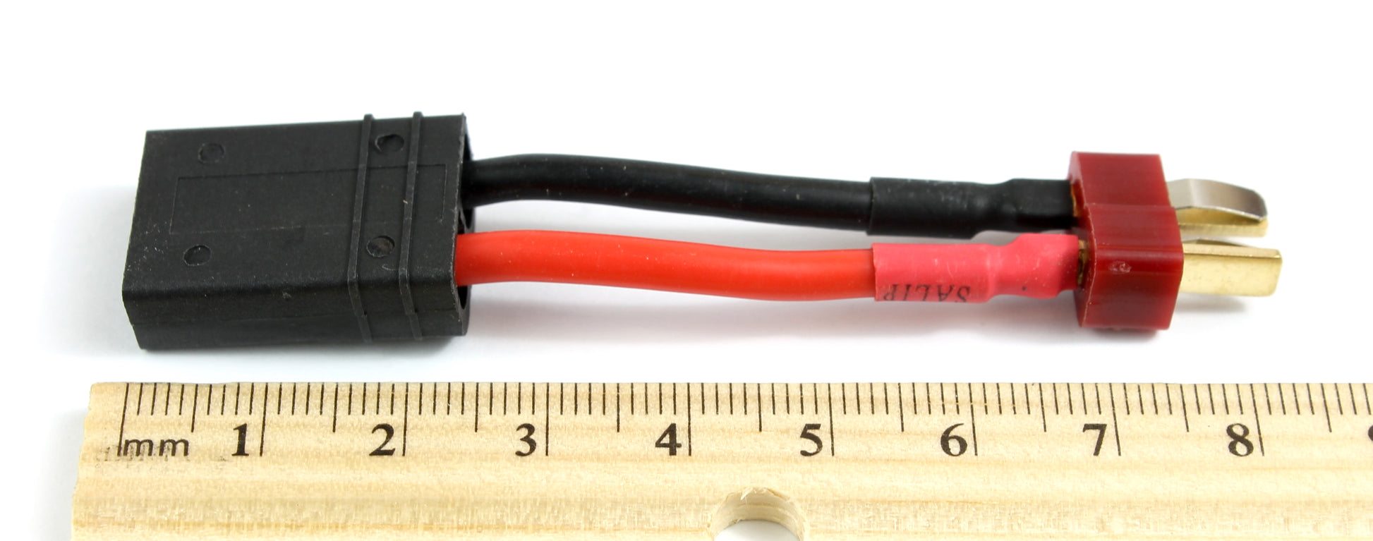 Deans T Plug Male To TRX (Traxxas Compatible) Female 14AWG 40mm Short Adaptor Cable image 4