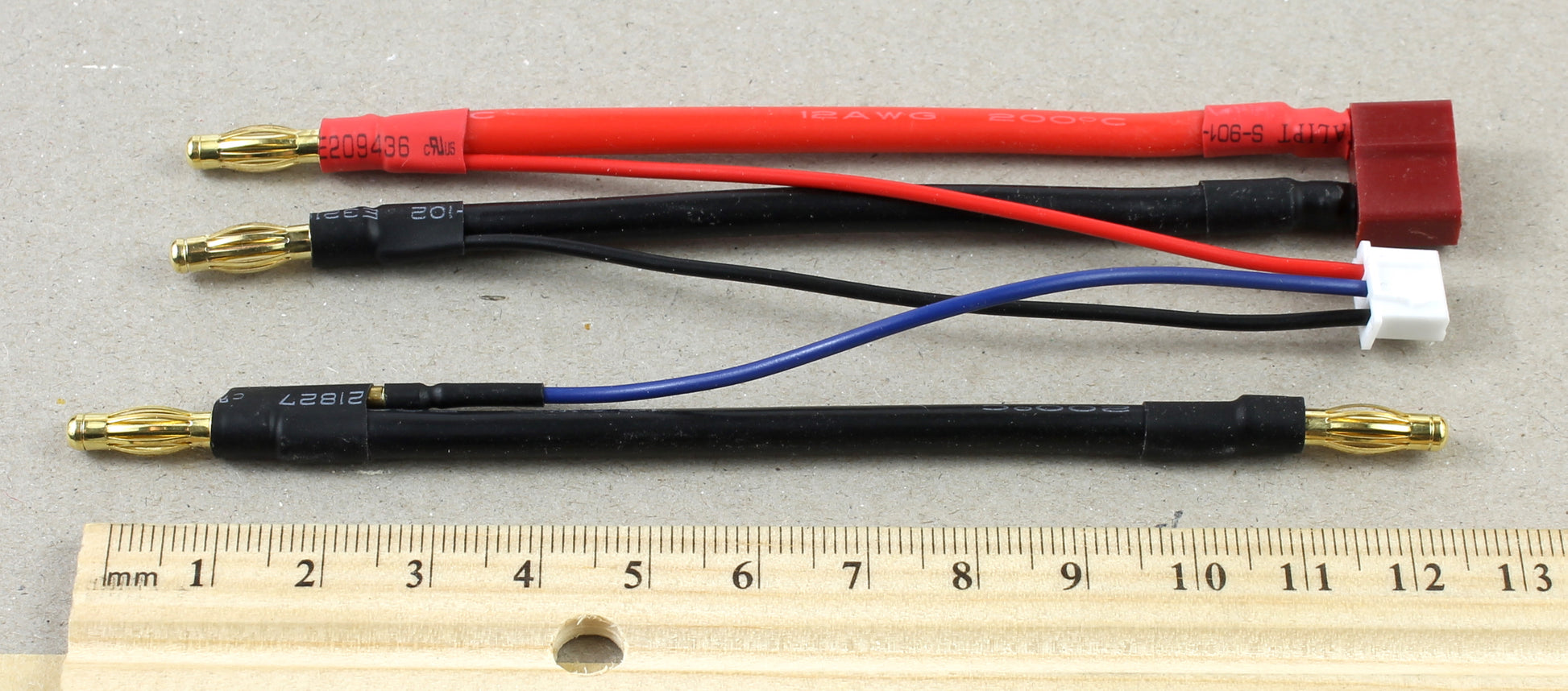Deans Female T Plug Balance CHarge Adaptor Cable With Saddle Loop image 4
