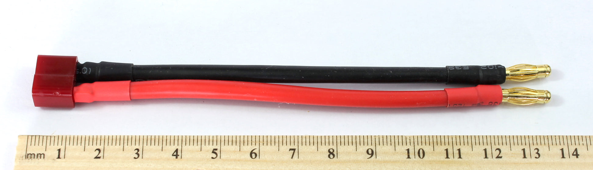 Deans T Plug Female To 4mm Banana Connectors 100mm 12AWG Adaptor Cable image 4
