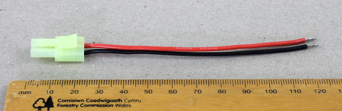 Mini Tamiya Female Pigtail 20AWG 100mm Adaptor Cable image 4
