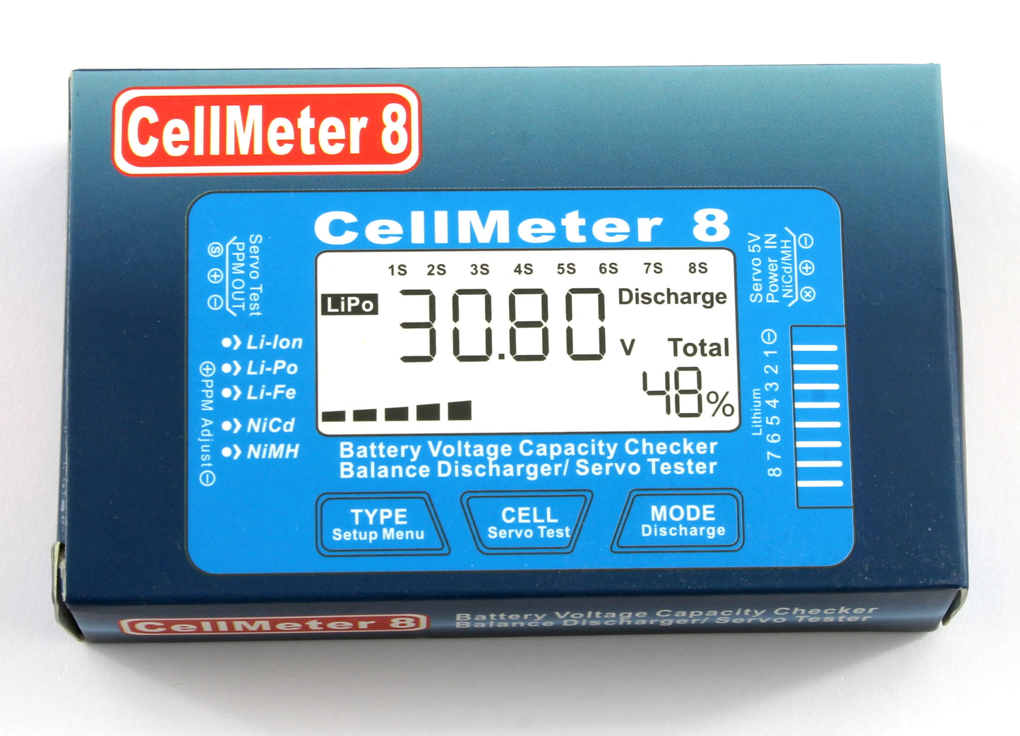 Cellmeter 8 Battery Meter / Capacity / Voltage Checker / Tester For LiPo LiFe Li-ion NiMH NiCd Batteries image 5