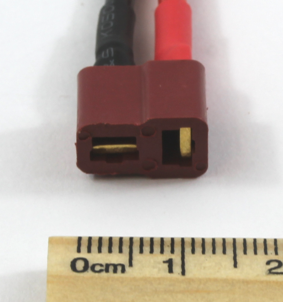 Deans T Plug Female To Tamiya Mini Male 14AWG 100mm Adaptor Cable image 4