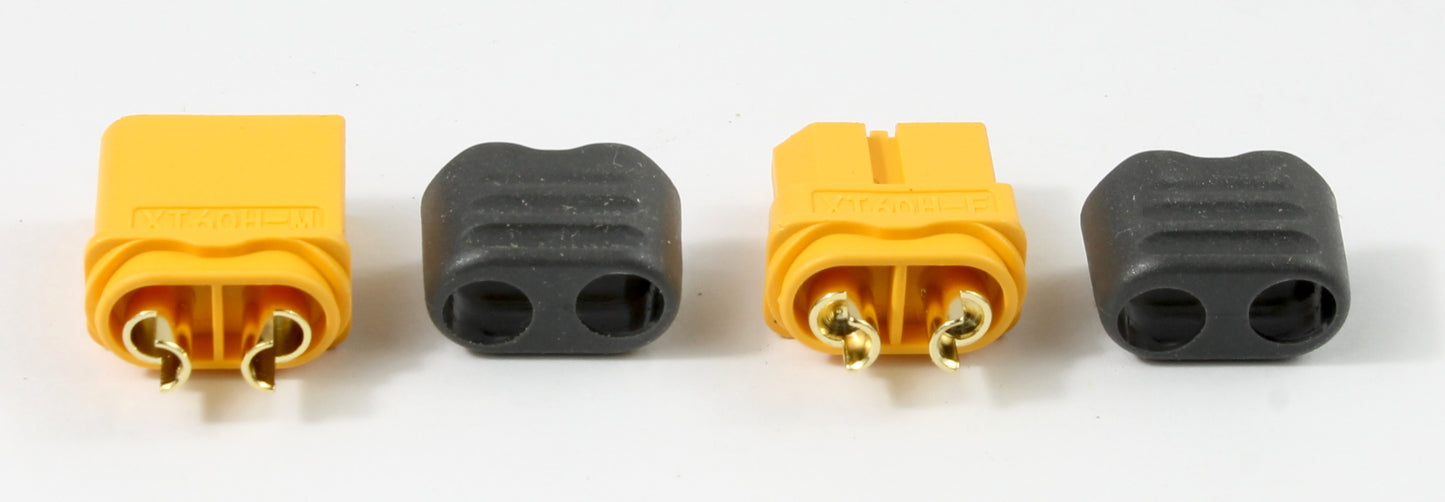 Genuine Yellow Amass XT60 Male & Female Connectors With Insulated Caps XT60H image 5